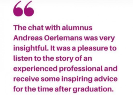 In gesprek met studenten In gesprek met studenten